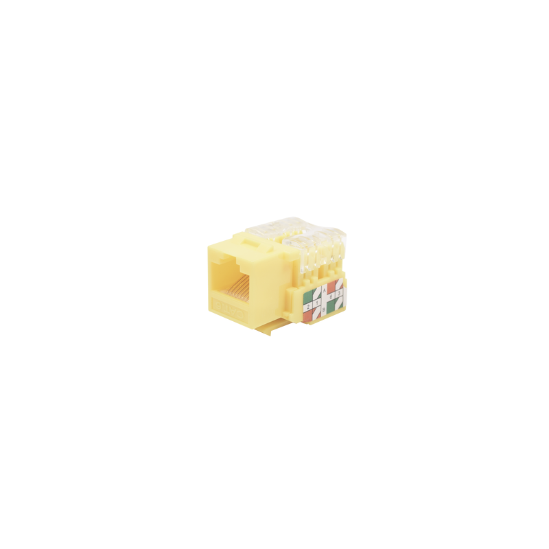 Módulo Jack Keystone Cat6 Amarillo 110 - LINKEDPRO | Precio México - Envío Inmediato | LM Soluciones