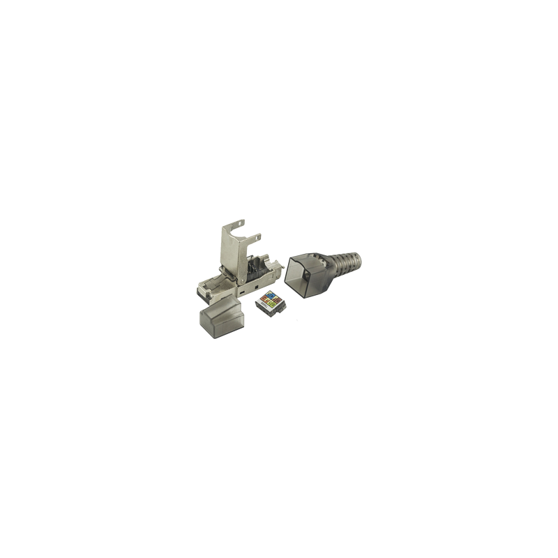 Plug RJ45 Blindado Cat 6A sin Herramienta Linkedpro | Precio México - Envío Inmediato | LM Soluciones