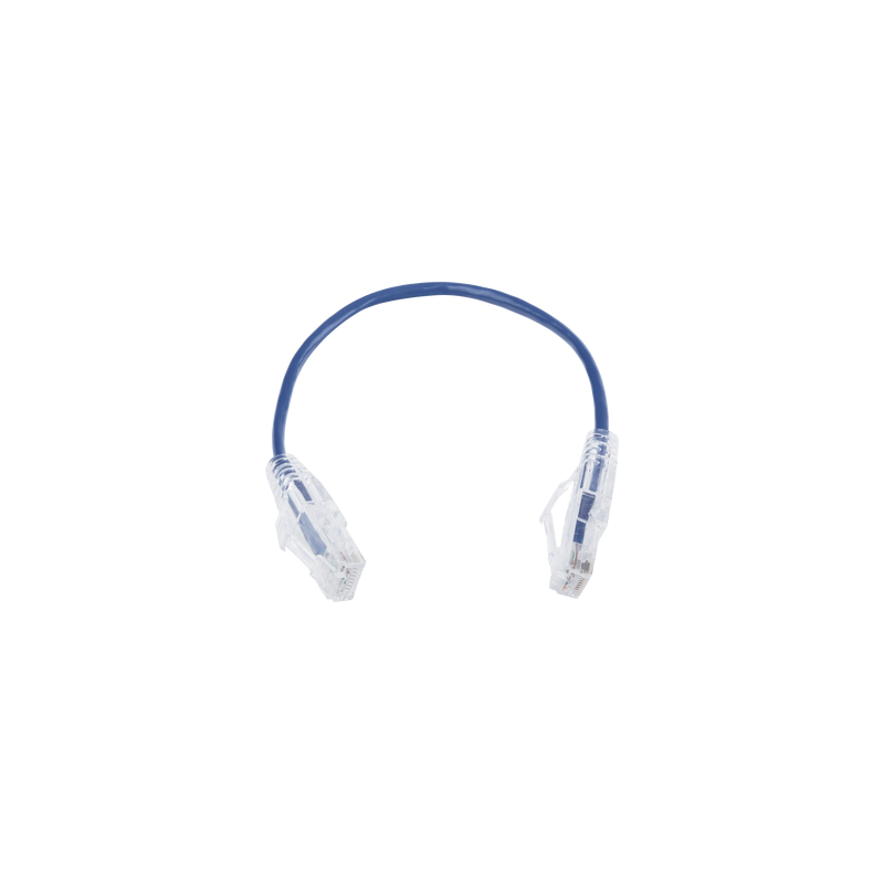 Cable de Parcheo Slim UTP Cat6 20cm Azul 28AWG LINKEDPRO