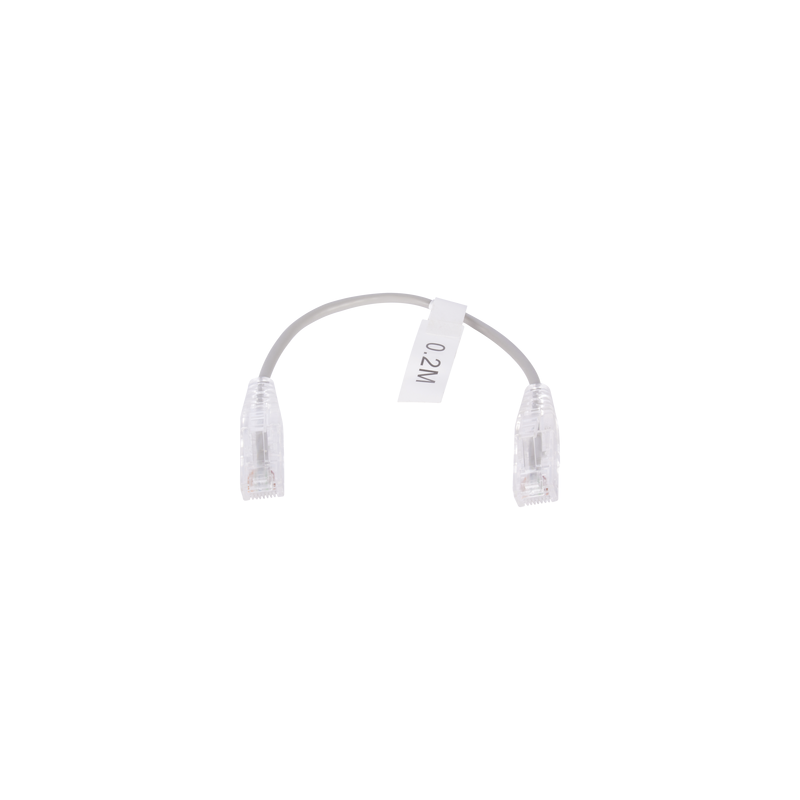 Cable de Parcheo Slim UTP Cat6 20 cm Gris LINKEDPRO