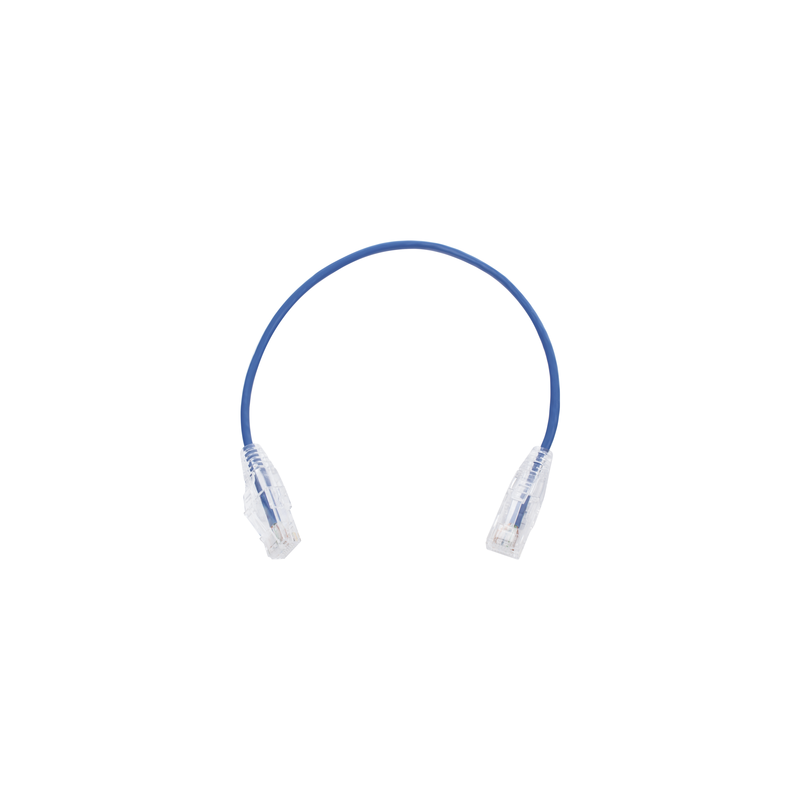 Cable Parcheo Slim UTP Cat6 30cm Azul 28AWG LINKEDPRO BY EPC