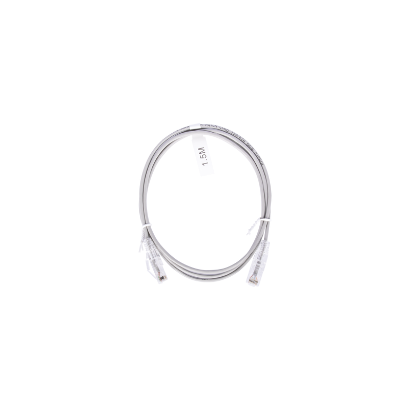 Cable de Parcheo Slim UTP Cat6 1.5m Gris 28AWG LINKEDPRO