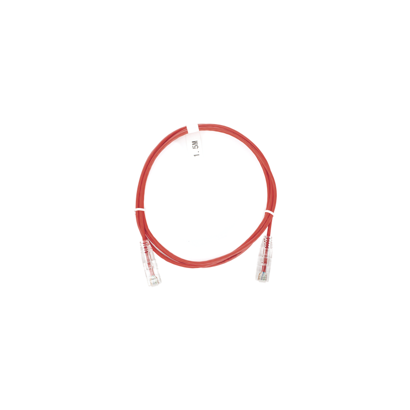 Cable Patch UTP Cat6 Slim 1.5m Rojo 28AWG LinkedPro