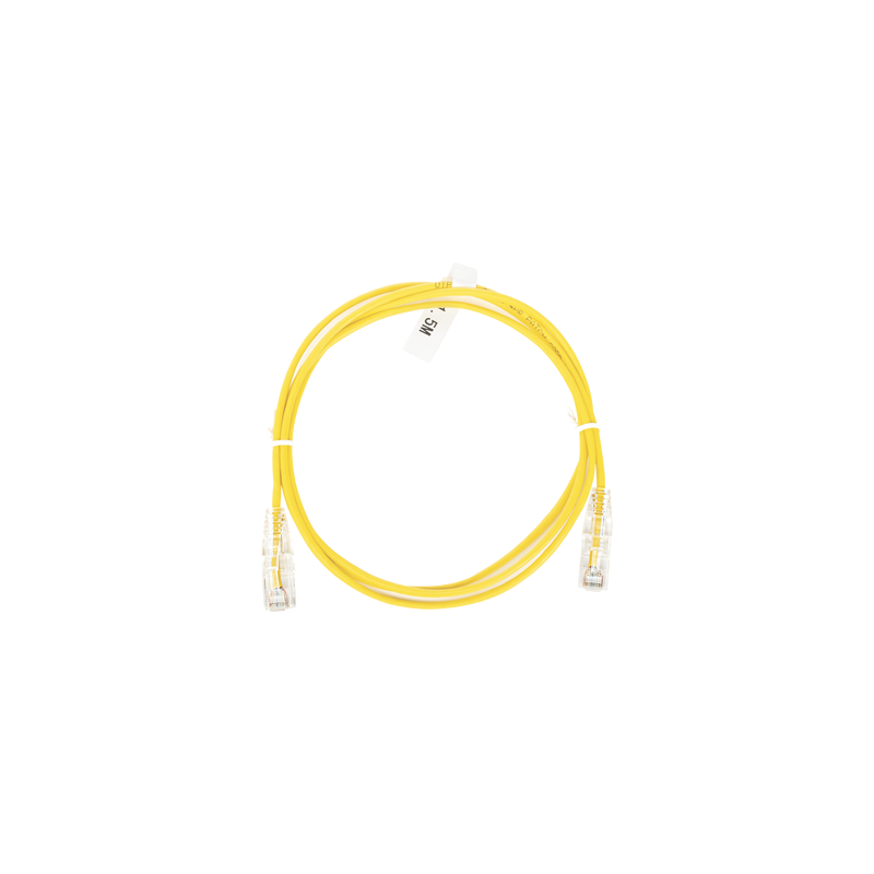 Cable Parcheo Slim Cat6 1.5m Amarillo | LinkedPro by Epcom | Precio México - Envío Inmediato | LM Soluciones