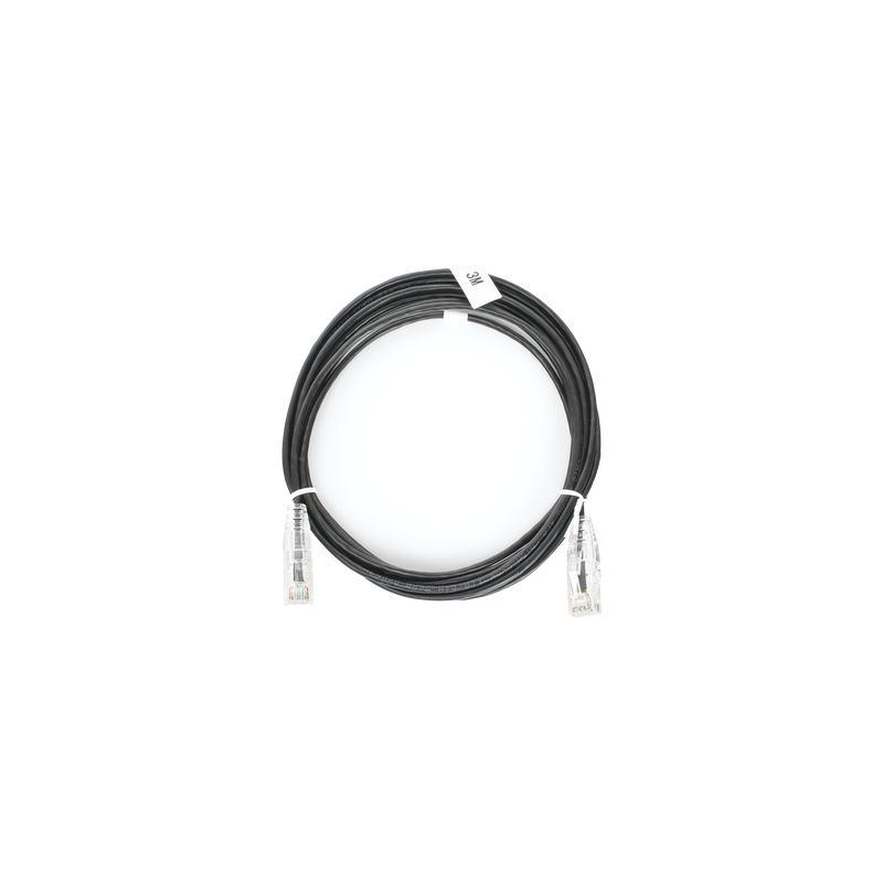 Cable Parcheo Slim UTP Cat6 3m Negro 28AWG LINKEDPRO | Precio México - Envío Inmediato | LM Soluciones