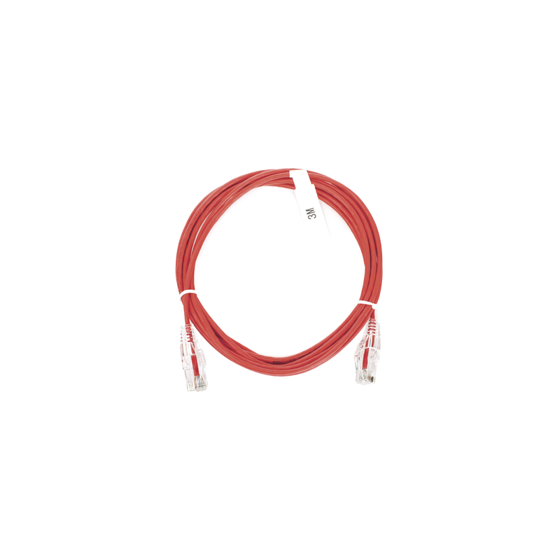 Cable de Parcheo Slim UTP Cat6 3m Rojo 28 AWG LINKEDPRO | Precio México - Envío Inmediato | LM Soluciones