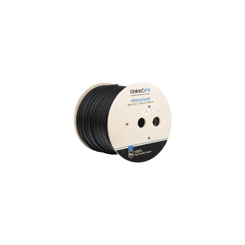 Bobina Cable FTP Cat6+ 305m Mensajero Acero LINKEDPRO | Precio México - Envío Inmediato | LM Soluciones