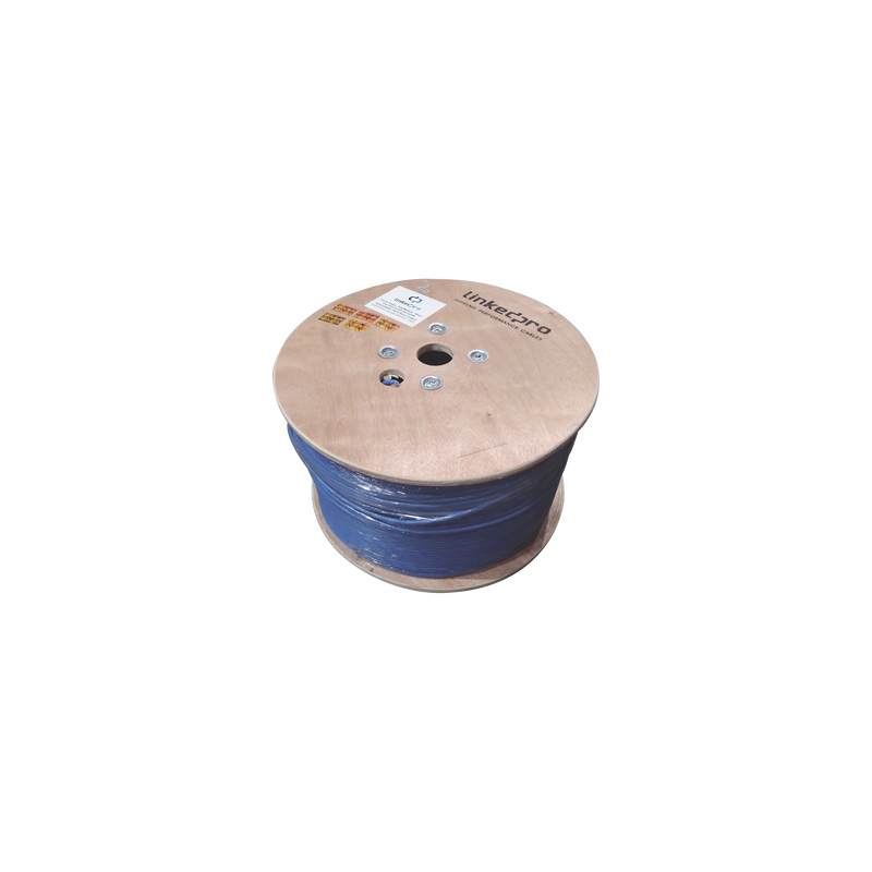 Cable Cat6+ LinkedPro 1000m Azul - Redes y CCTV Industrial | Precio México - Envío Inmediato | LM Soluciones