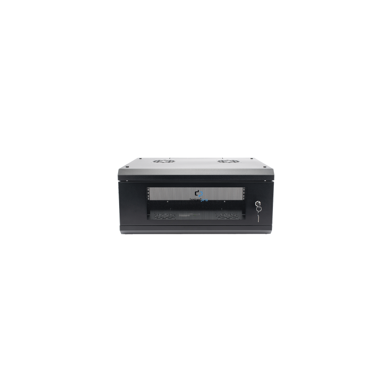 Gabinete Pared 4U 19 Pulgadas Cristal Templado LinkedPro | Precio México - Envío Inmediato | LM Soluciones