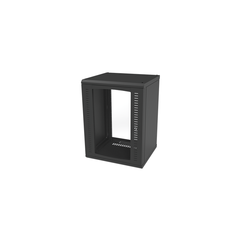 Gabinete Montaje Pared 16U Cristal Templado LINKEDPRO BY EPC