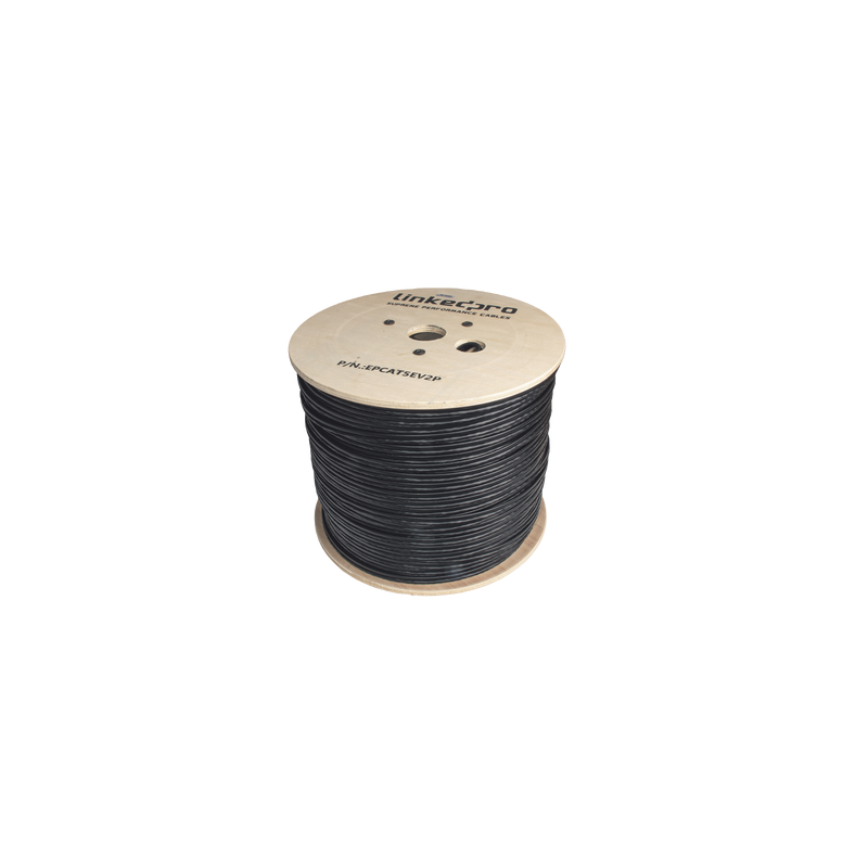 Bobina Cable Siamés Cat5e CCA + 2x16 AWG 305m EPCOM | Precio México - Envío Inmediato | LM Soluciones