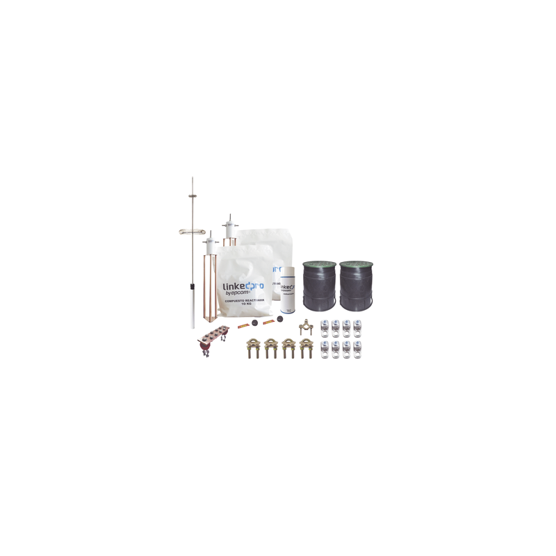 Kit Pararrayos Torre 30m LinkedPro | Protección Integral | Precio México - Envío Inmediato | LM Soluciones