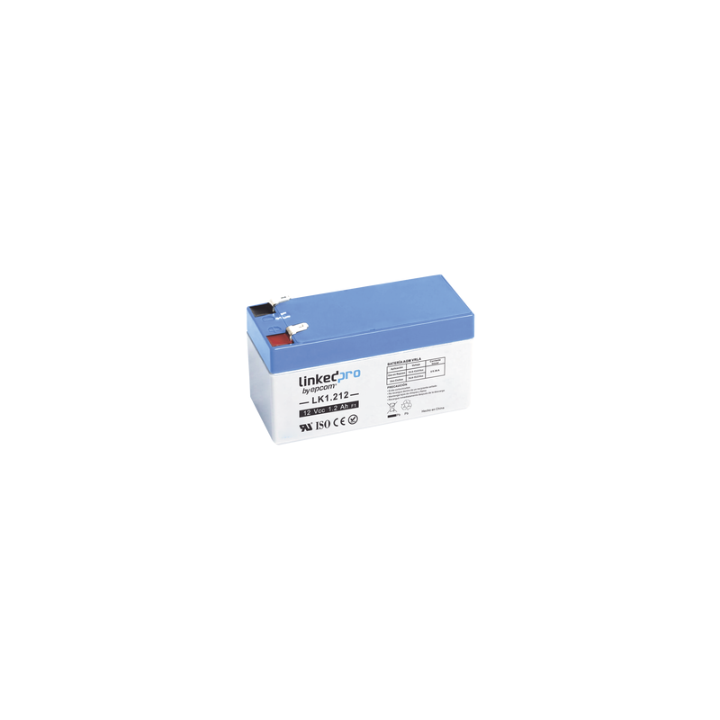 Batería AGM 12V 1.2Ah LinkedPro para Alarmas | Precio México - Envío Inmediato | LM Soluciones