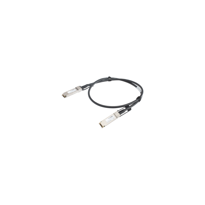 Cable DAC QSFP28 de 100 Gbps a 100 Gbps / Passive Direct Attach Copper Twinax Cable / Longitud: 1 metro 