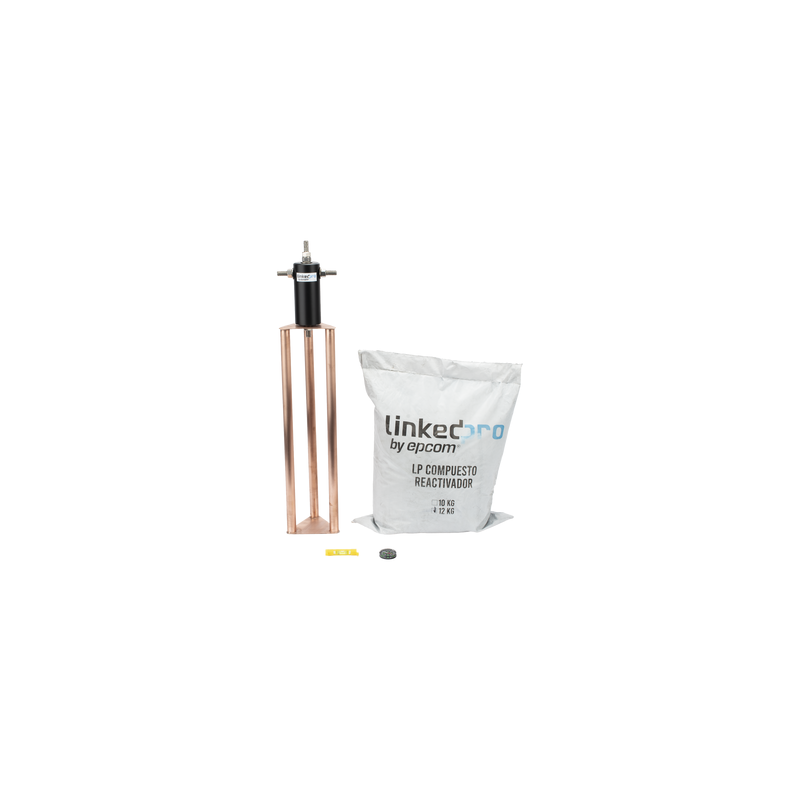 Electrodo Puesta a Tierra 60A Cobre Electrolítico LINKEDPRO | Precio México - Envío Inmediato | LM Soluciones