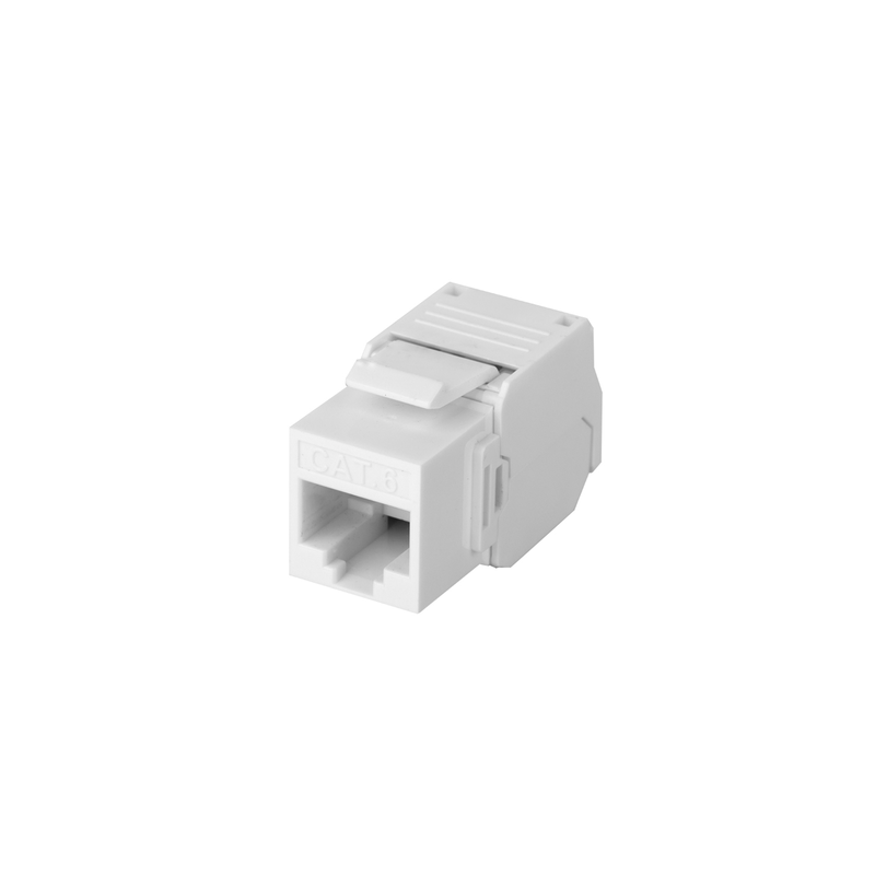 Jack Keystone Cat6 Toolless Blanco | Linkedpro by Epcom | Precio México - Envío Inmediato | LM Soluciones