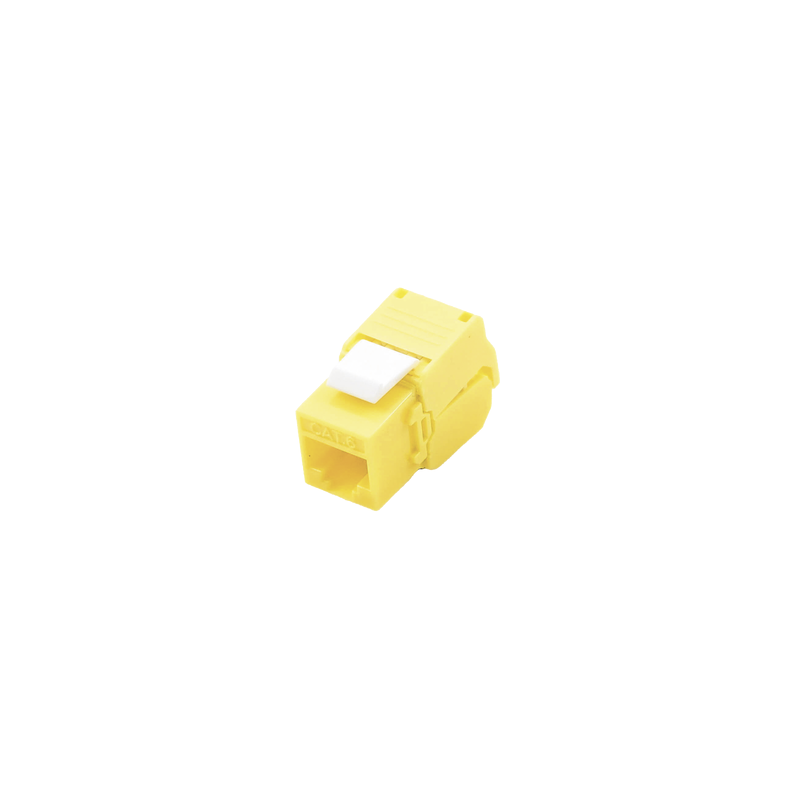 Módulo Jack Keystone Cat6 Toolless Amarillo Linkedpro | Precio México - Envío Inmediato | LM Soluciones