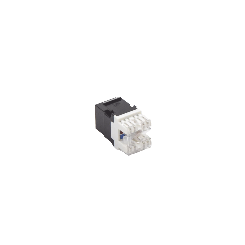 Módulo Jack Keystone Cat6 Negro 180° | LINKEDPRO | Precio México - Envío Inmediato | LM Soluciones