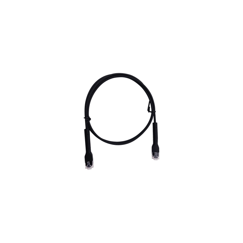 Mini Patch Cord Cat6 Ultra Slim 0.5m Negro LinkedPro | Precio México - Envío Inmediato | LM Soluciones