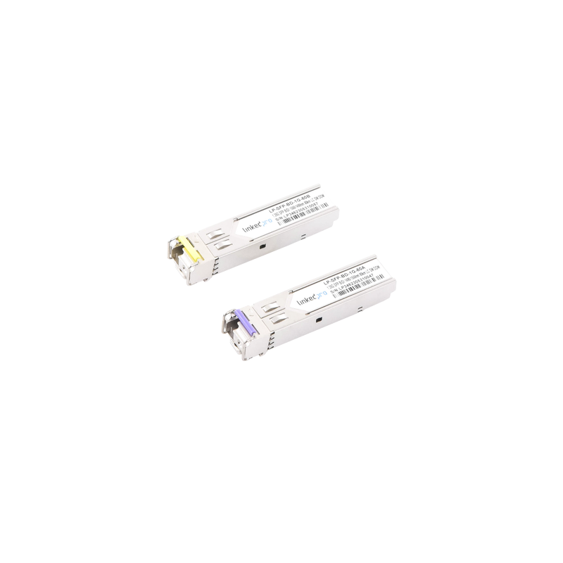 SFP Bidireccional 1G 80km Linkedpro - 2 Piezas | Precio México - Envío Inmediato | LM Soluciones