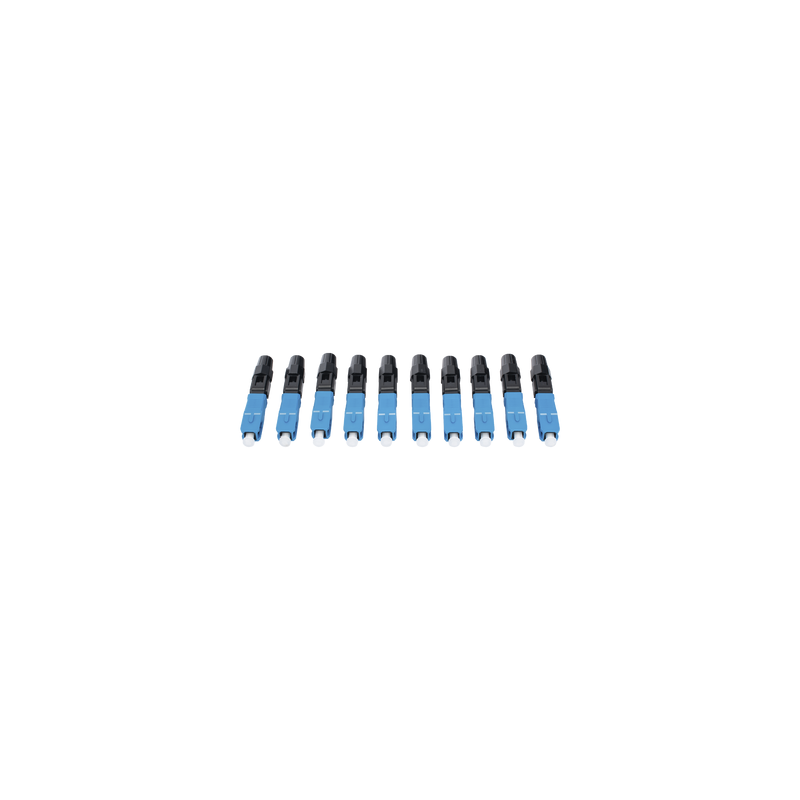 Conector Fibra Óptica Pre-pulido SC/UPC Monomodo 10 pzas