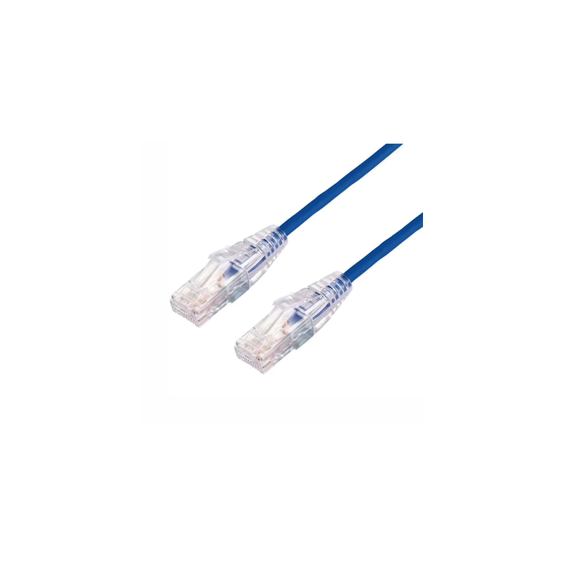 Patch Cord Slim Cat6A Azul 1m LinkedPro | LM Soluciones
