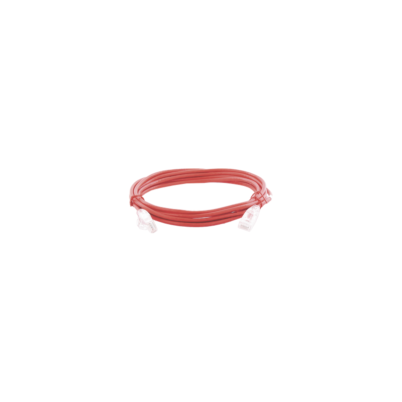 Patch Cord Slim Cat6A 3m Rojo LinkedPro