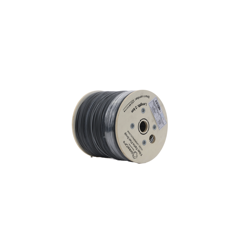 Carrete 2km Fibra Óptica Drop Plana G.657A2 2 Hilos LINKEDPR | Precio México - Envío Inmediato | LM Soluciones