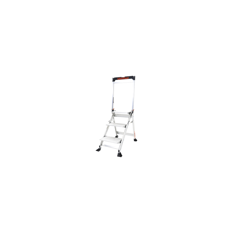 Escalera de Tijera con Punto de Apoyo Anti-caídas de 0.67 m (Nivel de Pie), con Peldaños JUMBO, (SKU 11903).