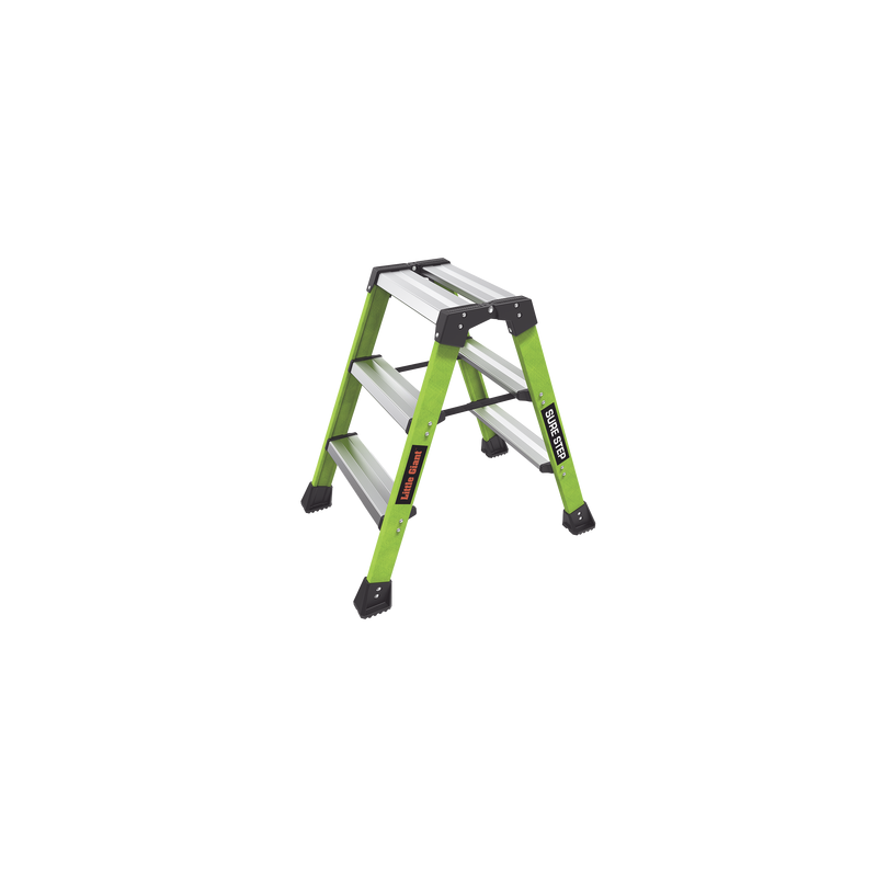 Escalera Plegable 2 Peldaños Fibra de Vidrio 66 cm Little Gi | Precio México - Envío Inmediato | LM Soluciones
