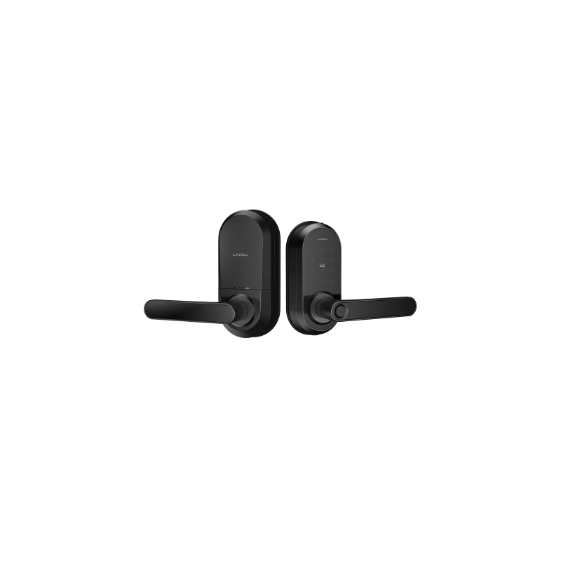 Cerradura Inteligente Wi-Fi / Escáner de Huella Digital / Teclado Táctil / Compatible con App / 8 Baterías AA / Puerta Interior y Exterior / Función Normalmente Abierto / FCC Clase B