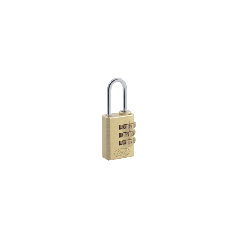 Candado de Latón con Combinación Programable 20mm Lock | Precio México - Envío Inmediato | LM Soluciones