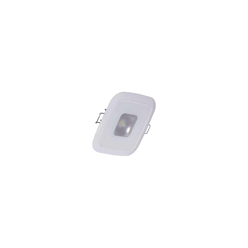 Luz led marina Square Mirage, emite luz color blanco con atenuación, rojo y azul de 380 lúmenes, para uso interior y exterior con grado de protección IP67.
