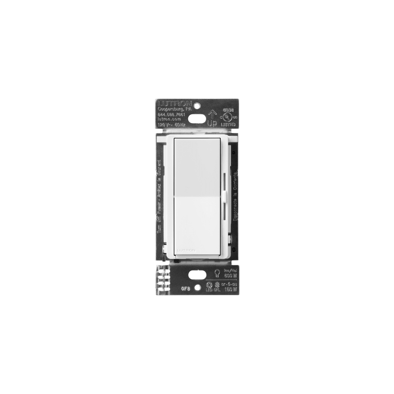 Atenuador Diva Lutron Caseta Wireless 150W LED Blanco | Precio México - Envío Inmediato | LM Soluciones