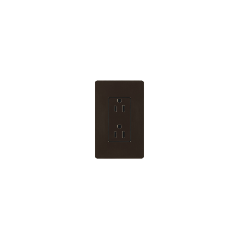 Tomacorriente 120V/15A Color Café Lutron
