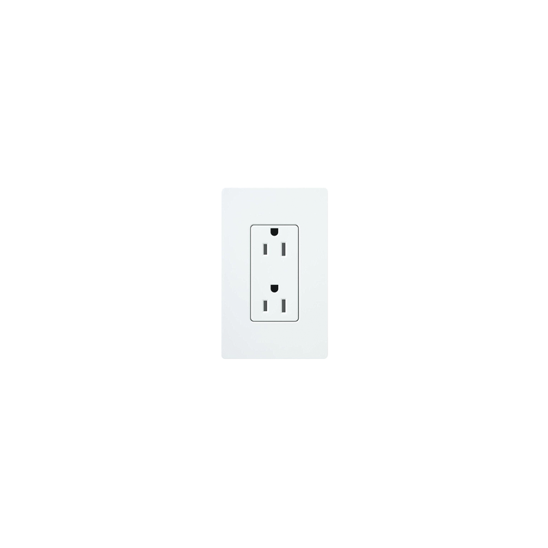 Tomacorriente Receptáculo Lutron 15A 120V Blanco | Precio México - Envío Inmediato | LM Soluciones