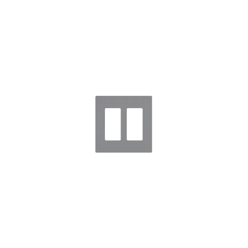 Tapa Lutron Maestro 2 Gang Gris | LM Soluciones