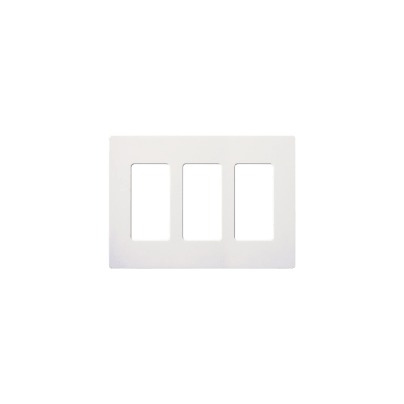 Tapa Lutron 3 Gang Blanco para Interruptor/Dimmer | Precio México - Envío Inmediato | LM Soluciones