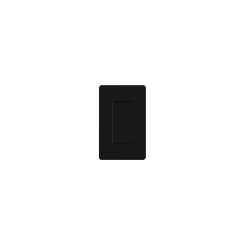 Placa Ciega de Pared Lutron Color Negro - LM Soluciones