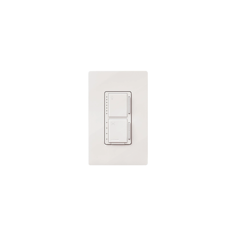 Control de ventilador y regulador LED Lutron Maestro MACL-LF