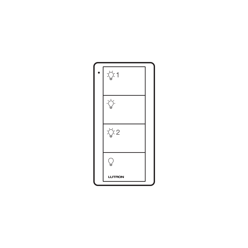Control PICO 4 botones 2 grupos Lutron Caseta Wireless
