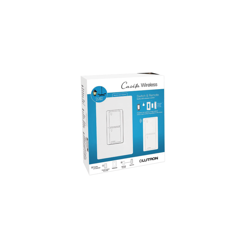 Kit Apagador PICO Lutron Caseta Wireless para Control Ilumin | Precio México - Envío Inmediato | LM Soluciones