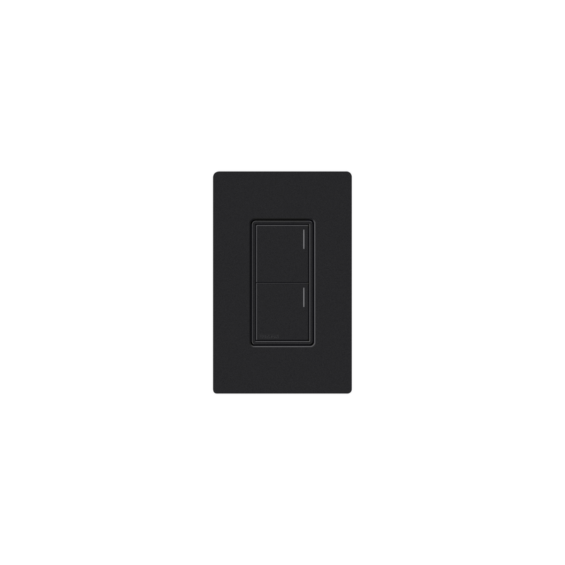 Botonera Sunnata Lutron RadioRa3 2 Escenas Negro | Precio México - Envío Inmediato | LM Soluciones