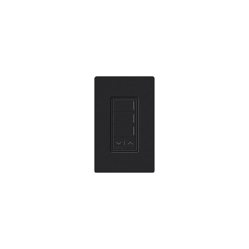 Botonera Sunnata Negro 3 escenas + subir/bajar Lutron RadioR | Precio México - Envío Inmediato | LM Soluciones