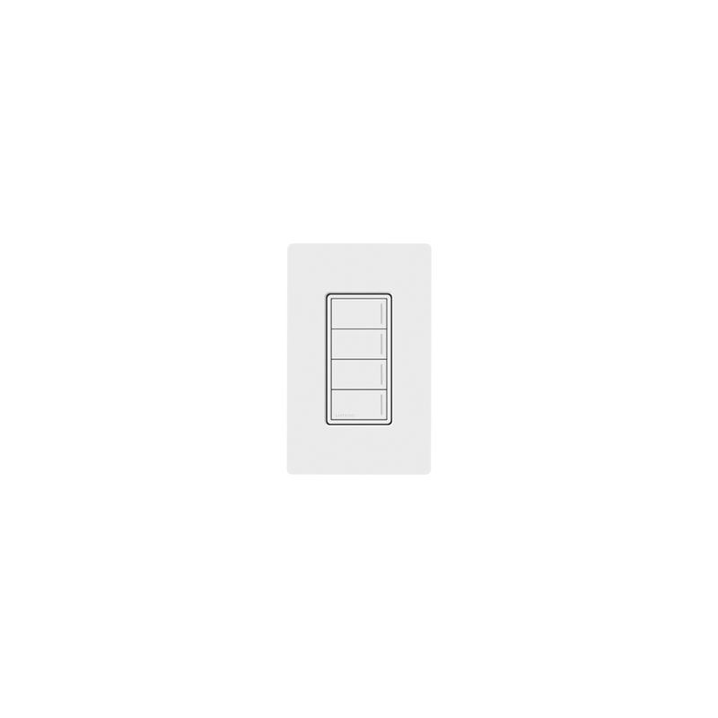 Botonera Sunnata Lutron RadioRa3 4 Escenas Negro | Precio México - Envío Inmediato | LM Soluciones