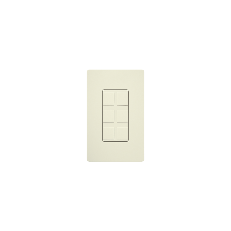 Caja de pared para varios contactos de red o tel, 6 mini esp