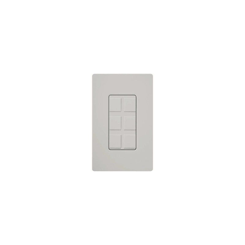 Caja de pared para contactos de red o teléfono, 6 espacios L