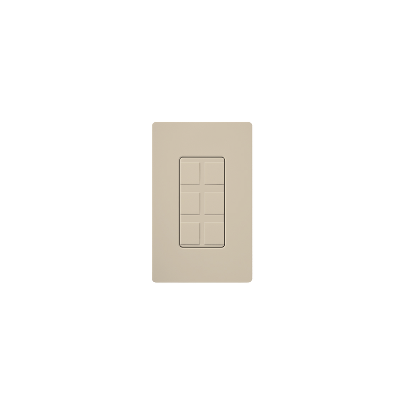 Caja de pared 6 espacios Lutron - Accesorio eléctrico