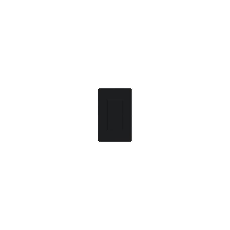 Placa ciega color negro Lutron Maestro