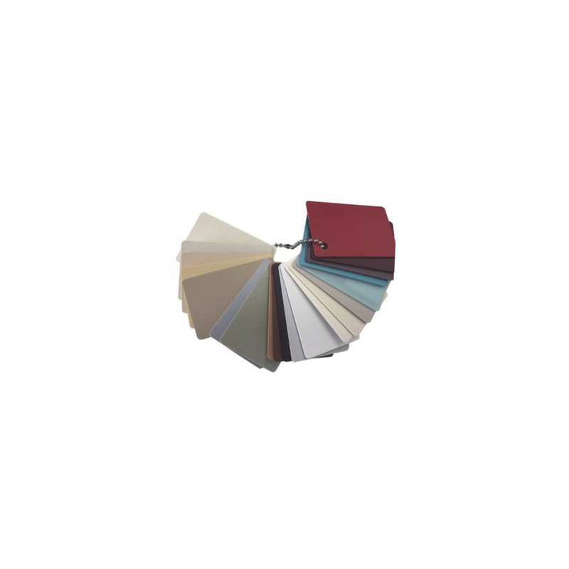 Muestrario de colores Satin para atenuadores y teclados LUTR